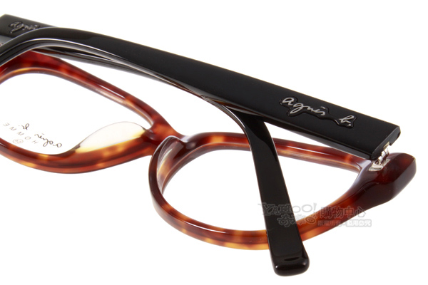 agnes b.眼鏡 優雅法式/琥珀#AB7018 DWA