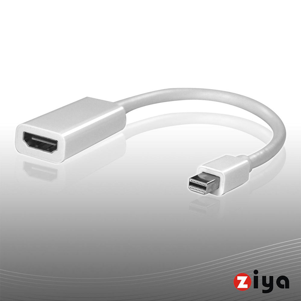 [ZIYA] Mac視訊轉接線(Mini DisplayPort to HDMI)-輕短型