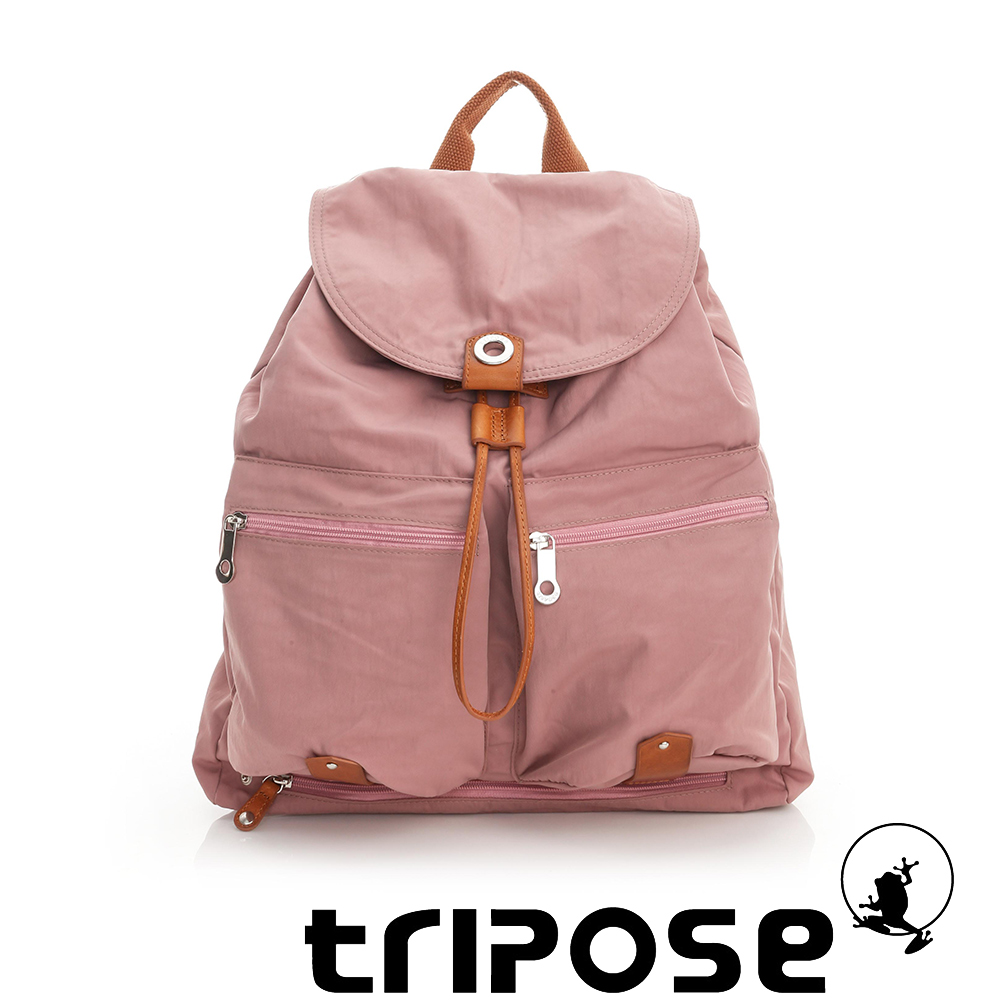 tripose MOVE系列輕量防潑水機能後背包(大) 粉膚