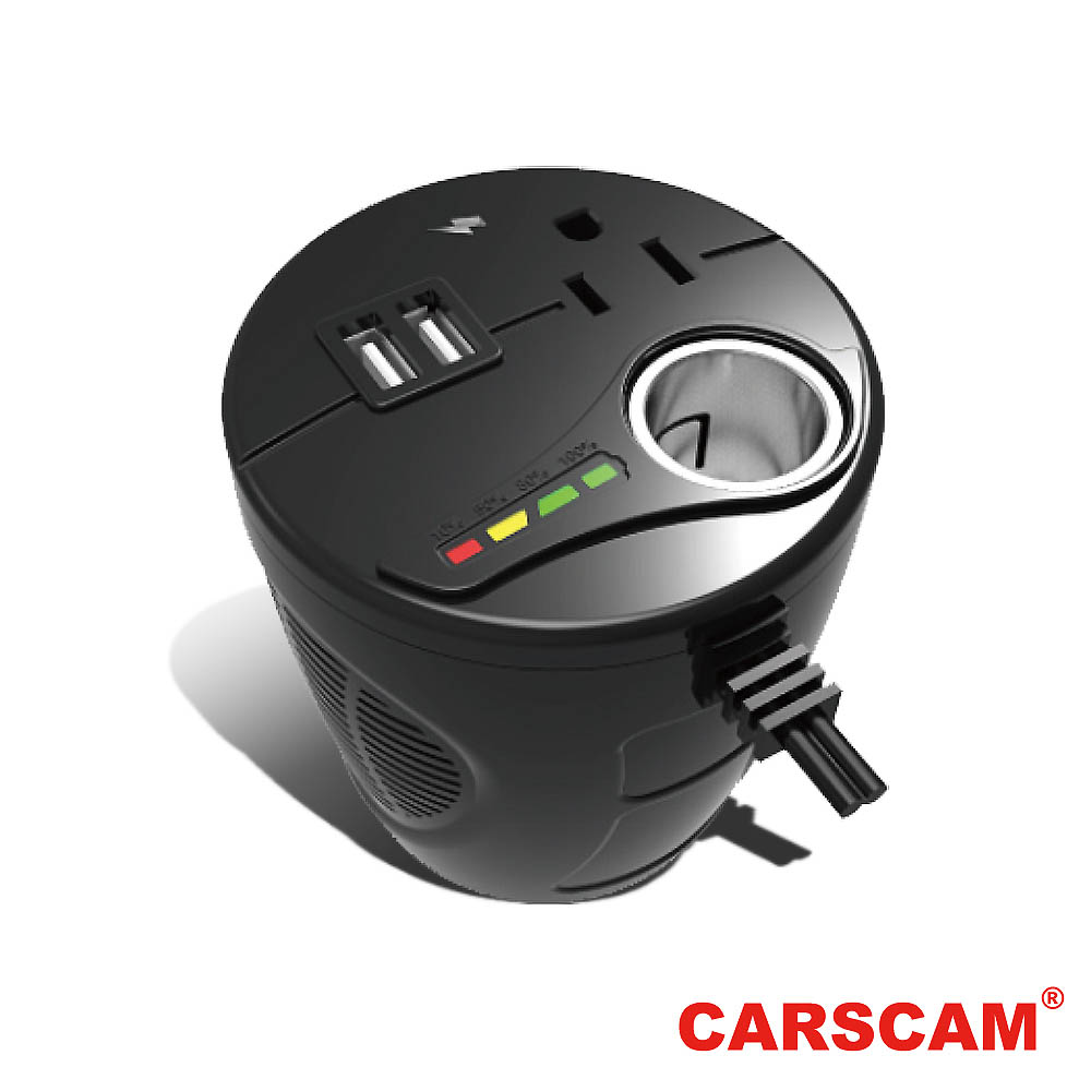 CARSCAM 行車王 CP150W智能車用電源轉換器-急速配