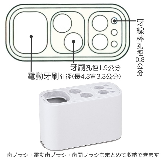 【促銷】日本LEC可變換收納牙刷架