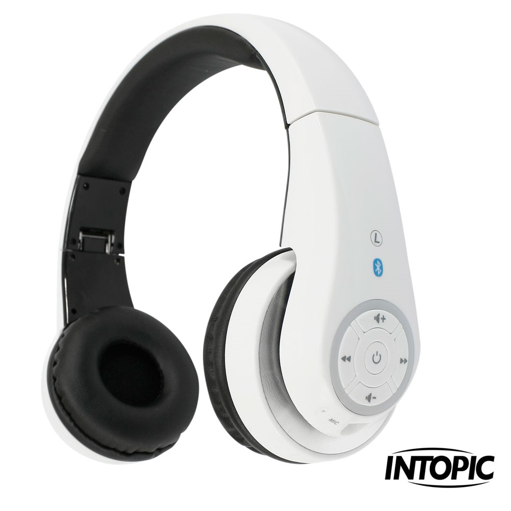 INTOPIC 廣鼎-藍牙無線頭戴式耳麥JAZZ-BT950-W