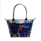 LONGCHAMP Le Pliage Artwalk普普風印花長把購物包(小-鈷藍色) product thumbnail 1