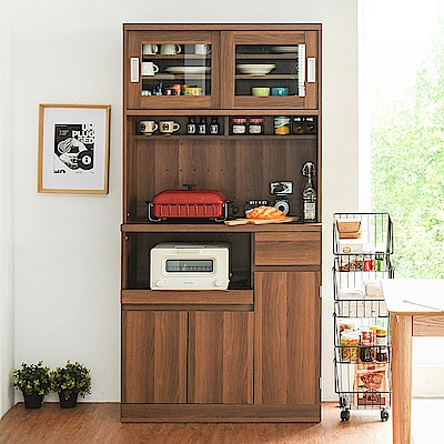 Home Feeling 廚房櫃/電器架/餐廚櫃(3色)-90x41x182