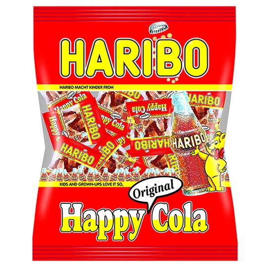 HARIBO哈瑞寶 快樂可樂Q軟糖分享包(250g)