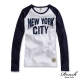 ROUSH 女生NEW YORK立體貼布拉克蘭長TEE (2色) product thumbnail 1