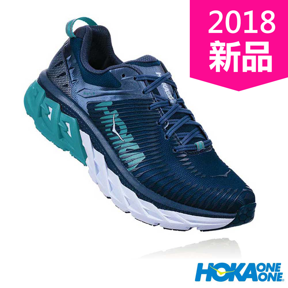 HOKA ONE ONE 女 ARAHI 2 WIDE 路跑鞋 海神藍/靛青