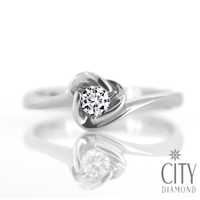 City Diamond『冰晶杏花』20分鑽石戒指