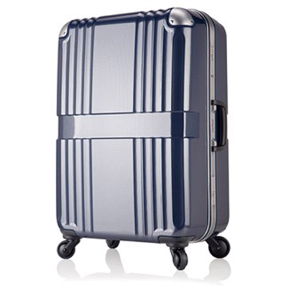 日本 LEGEND WALKER 6020-62-26吋 鋁框輕量行李箱 碳纖藍