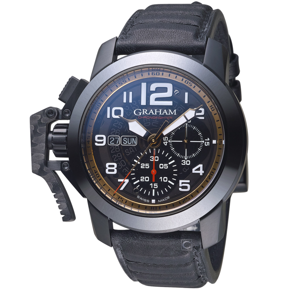 GRAHAM Chronofighter Steel錶(2CCAU.B31A.L143N)