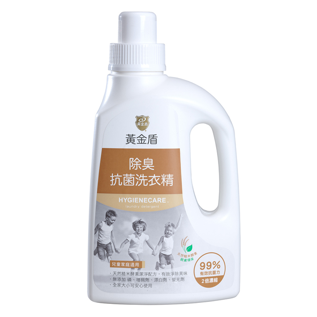 黃金盾 除臭抗菌洗衣精(1000ml)x2入組