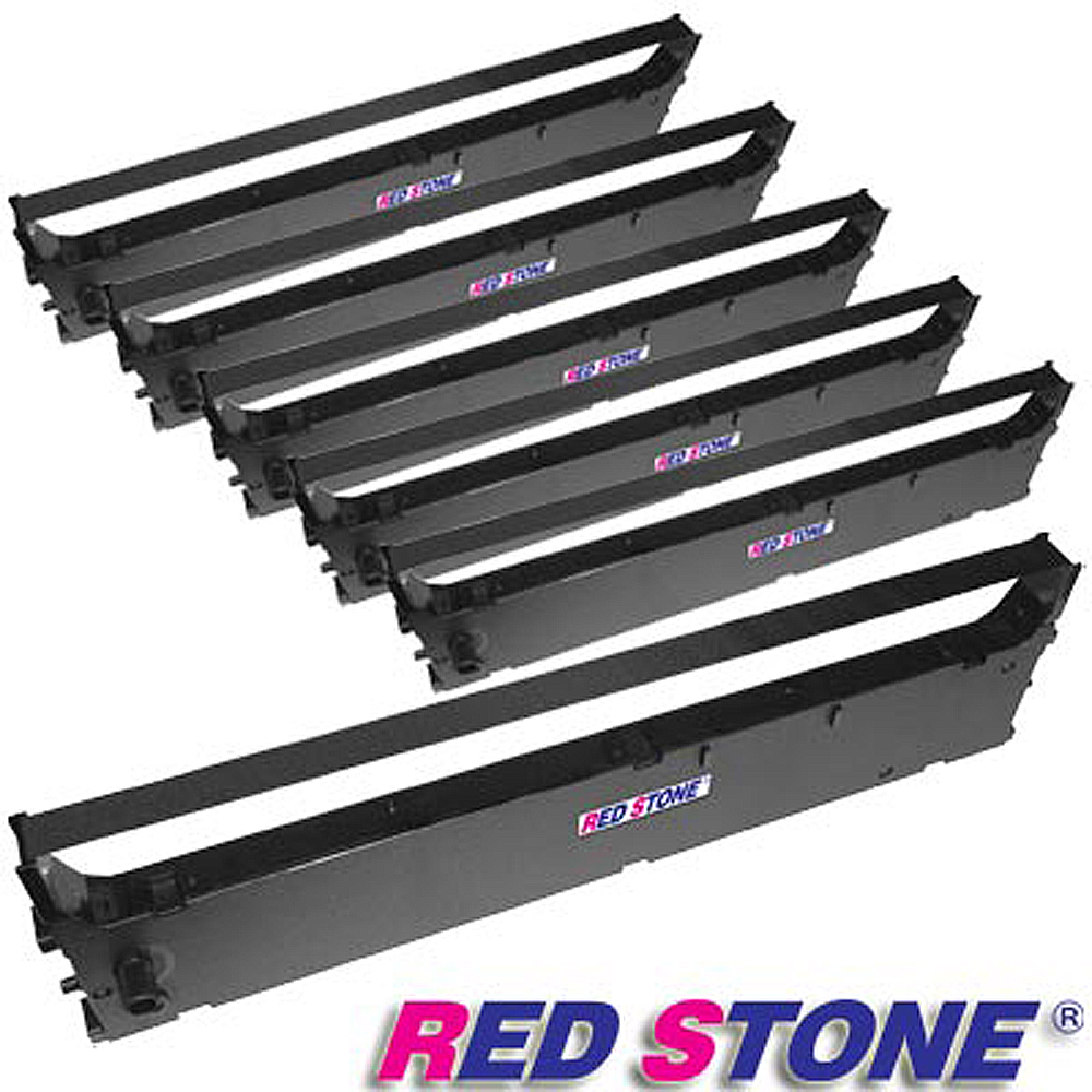 RED STONE for OKI ML1190黑色色帶組(1組6入)