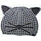 KARL LAGERFELD Choupette 金蔥細節深灰色貓咪造型針織帽 product thumbnail 1