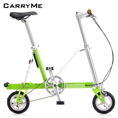 CarryMe SD 8吋單速鋁合金折疊車-綠茶青