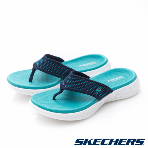 SKECHERS(女)時尚休閒系列ON THE GO 600拖鞋-15300NVTQ