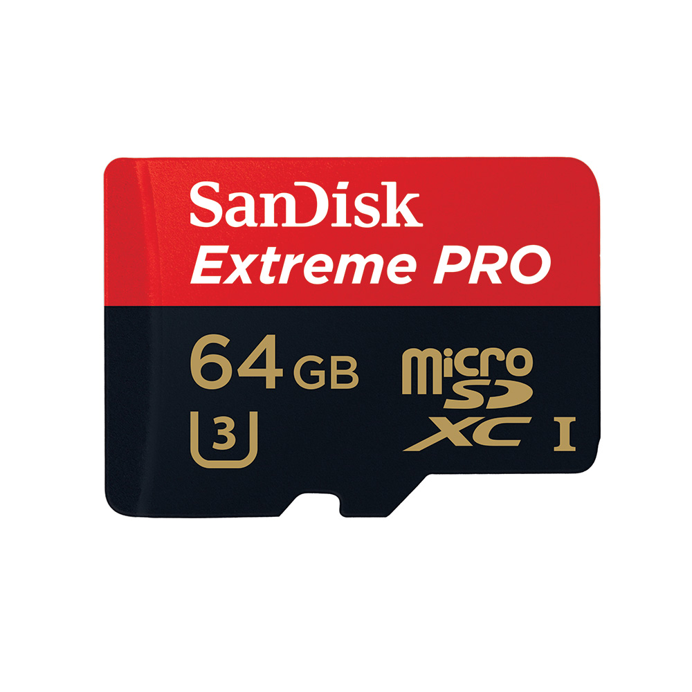 SanDisk ExtremePRO microSDXC 64G (U3) 記憶卡-公司貨