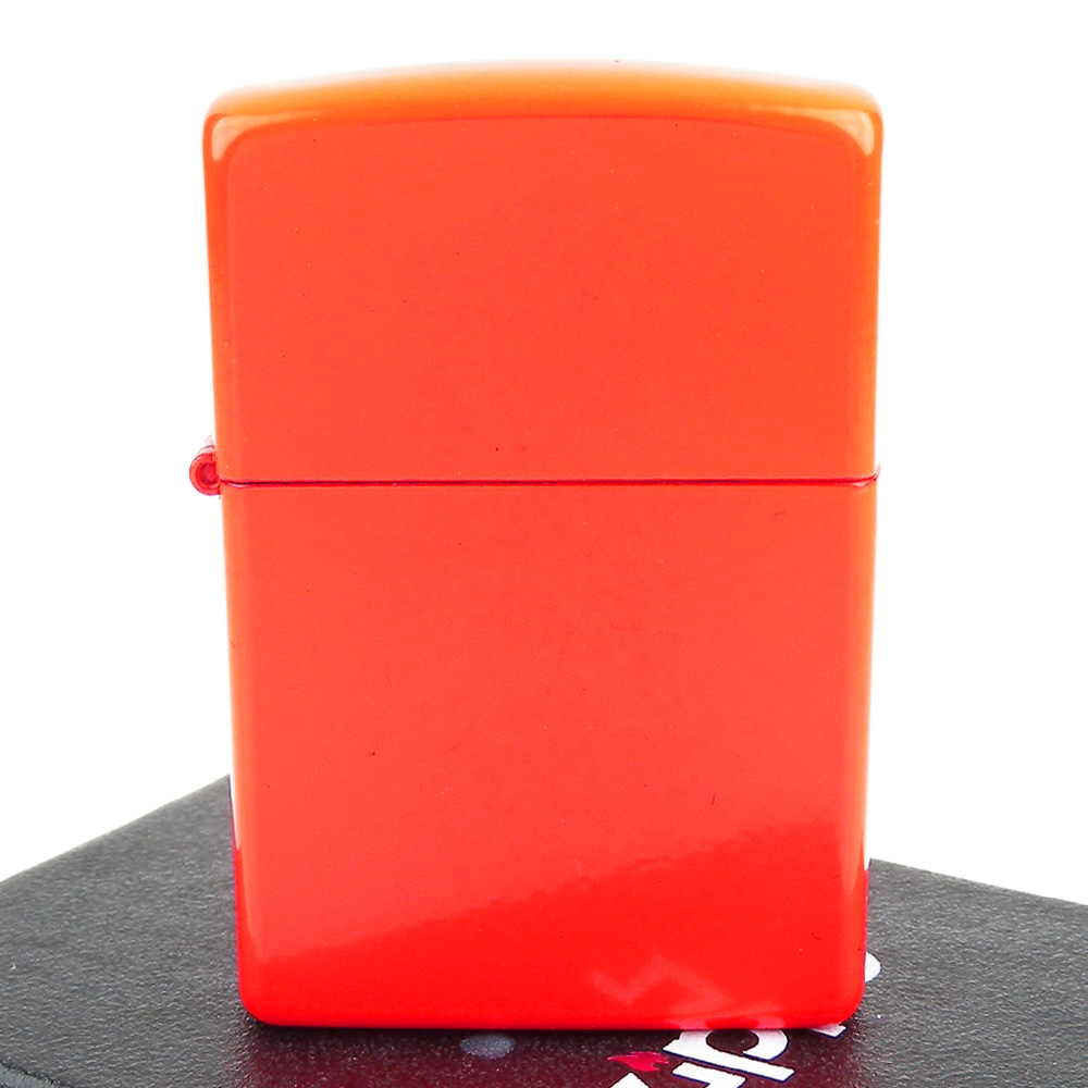 【ZIPPO】美系~Neon Orange-霓虹橘烤漆加工打火機
