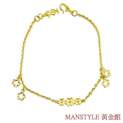 Manstyle「花之園地」黃金手鍊