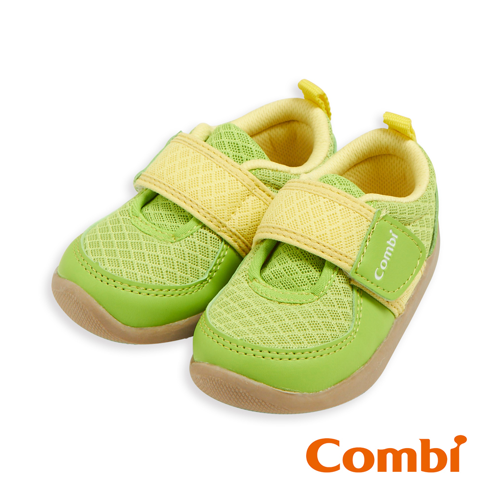 Combi 高透氣網格布機能鞋 綠色