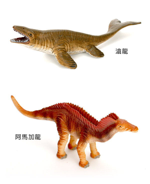 Amuzinc酷比樂 Wenno動物模型 恐龍系列 白堊紀恐龍4入 WRD1701