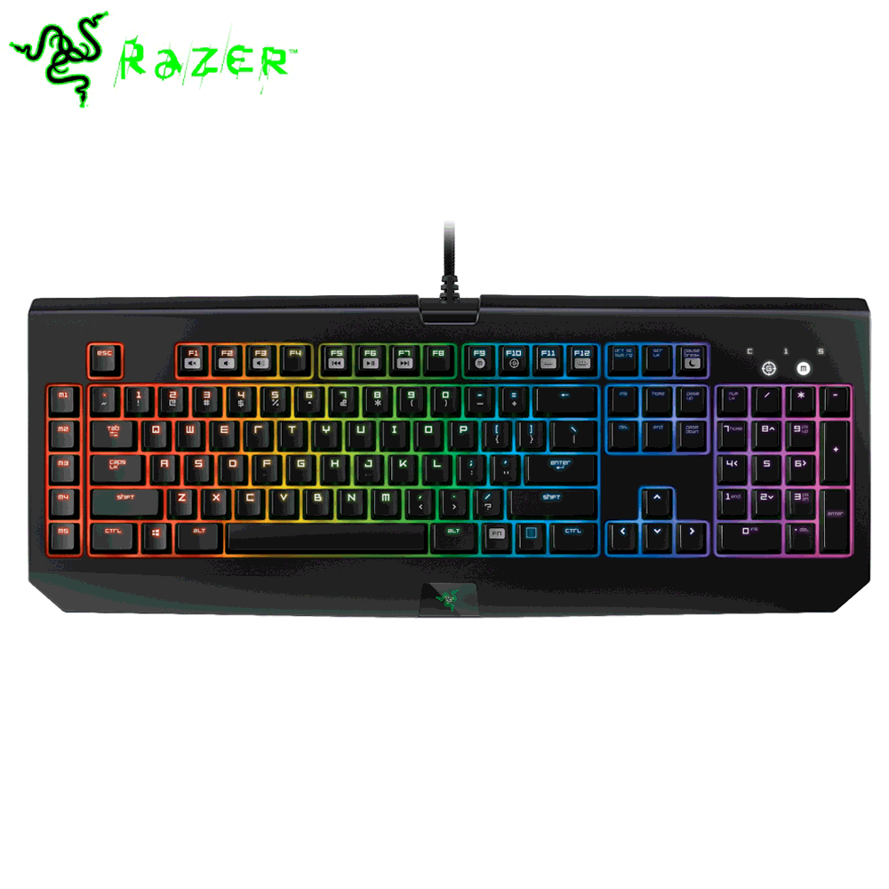 Razer 雷蛇 黑寡婦機械式鍵盤-綠軸英文 Blackwidow Chroma