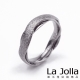 La Jolla 鑽石星辰 波浪款純鈦戒指(女款) product thumbnail 1