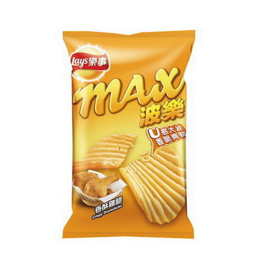 Lay’s《 Max波樂》香酥雞腿口味洋芋片(82g /包)