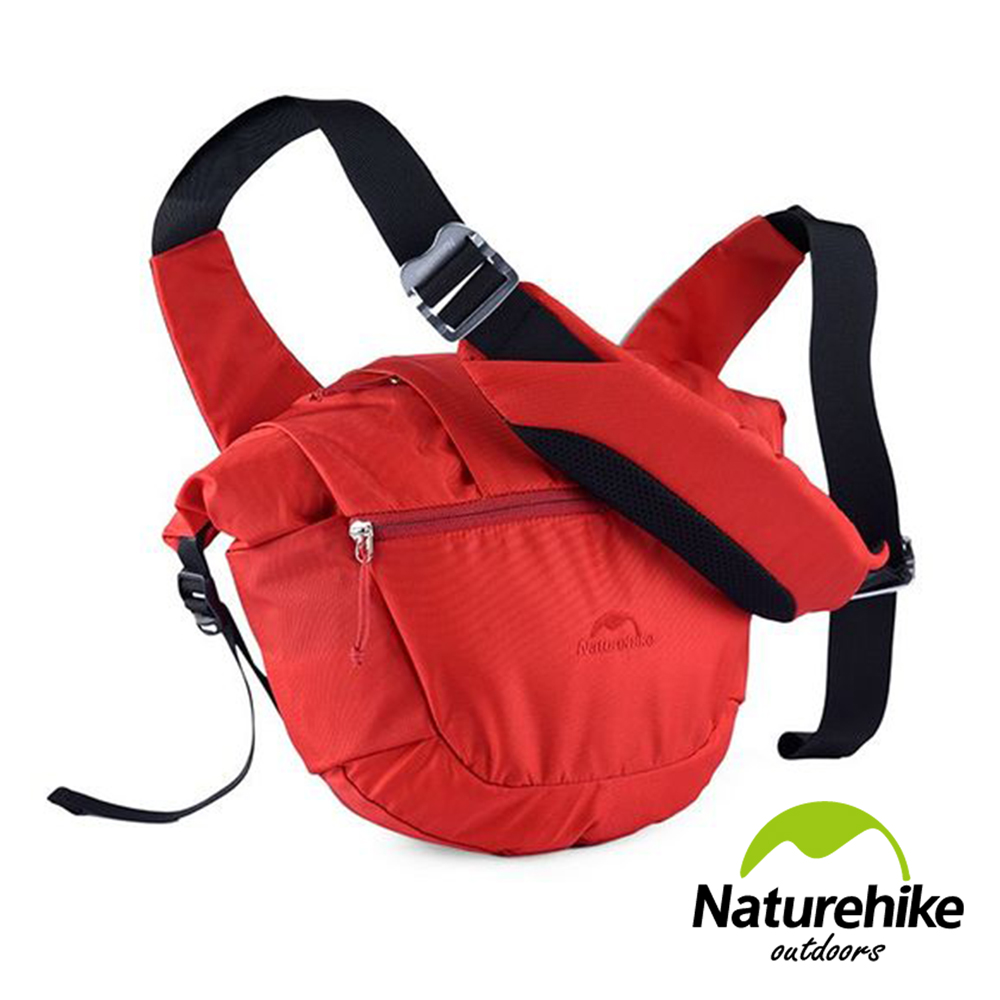 Naturehike 8L城市休閒戶外旅行斜背包 單肩包 通勤包 紅色