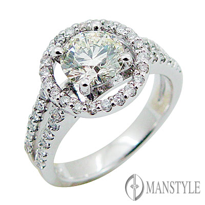 MANSTYLE 「愛的魔力」1.00ct 八心八箭鑽戒