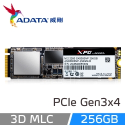 ADATA威剛 XPG SX8000 256G M.2 2280 PCIe 