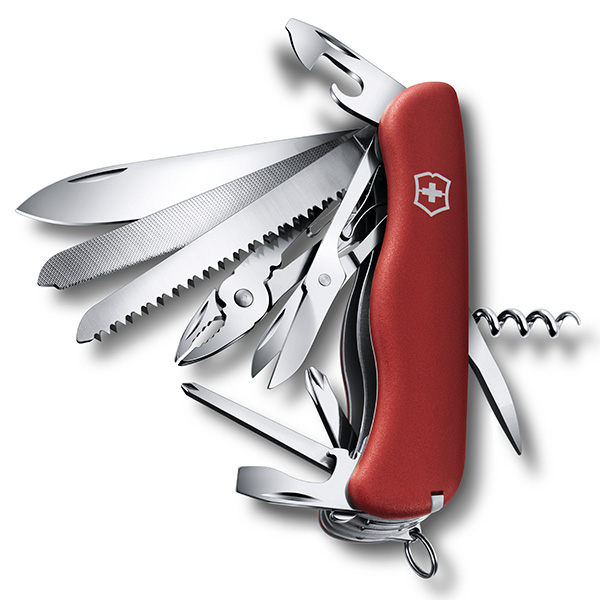 【VICTORINOX】21用工作冠軍安全鎖防滑瑞士刀