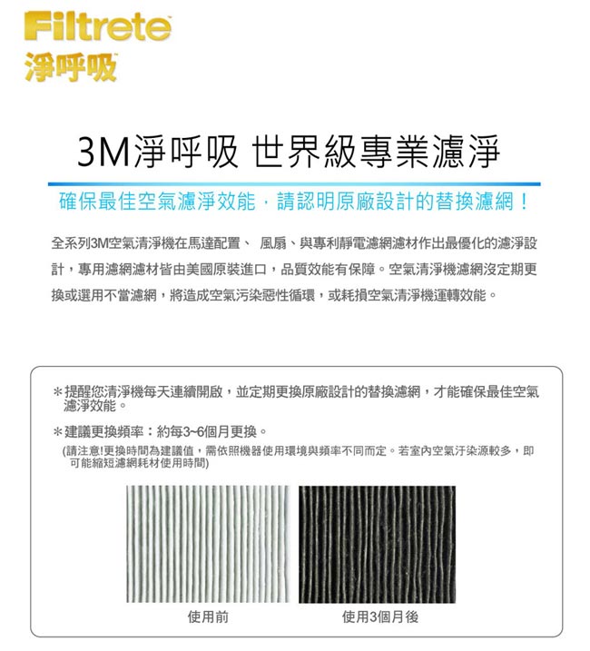 3M 超舒淨型空氣清淨機FA-M12專用(超值2入組)