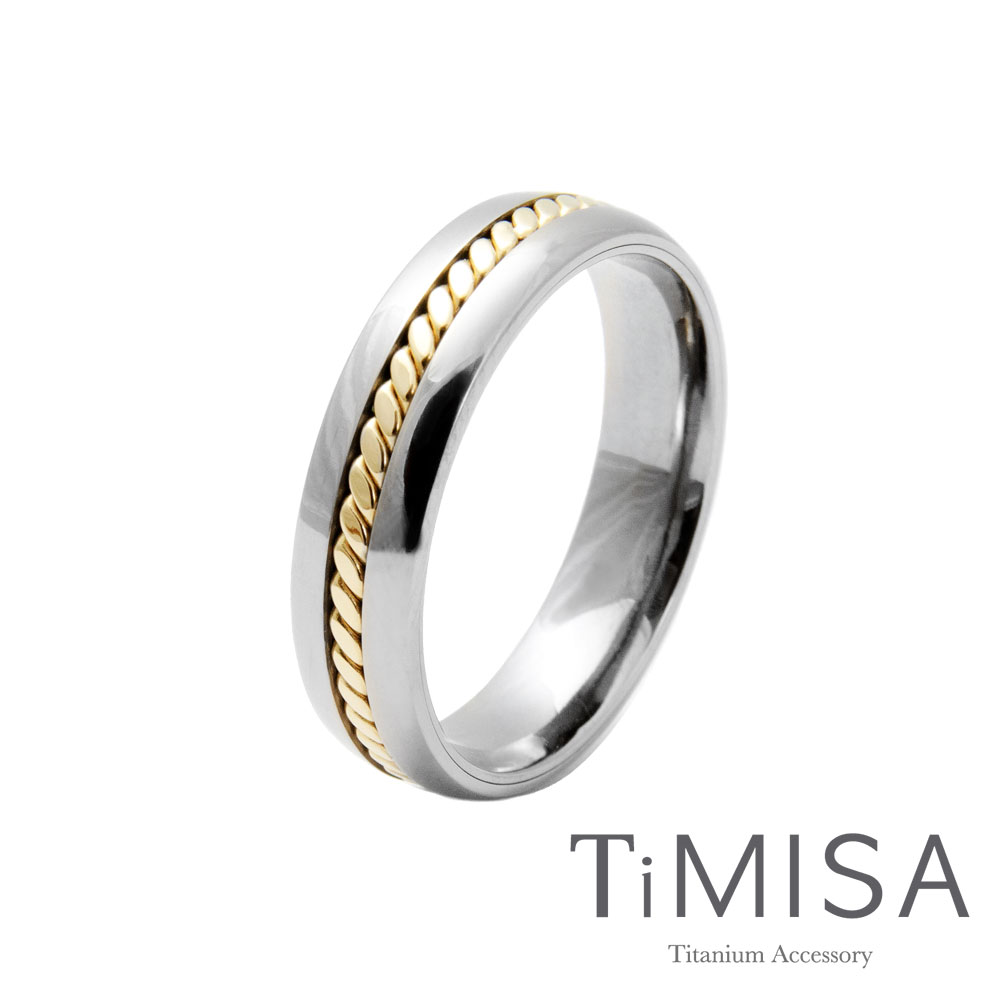 TiMISA《鎖住愛情》純鈦戒指