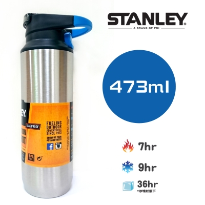 【美國Stanley】SwitchBack 單手真空保溫杯473ml(不鏽鋼原色)