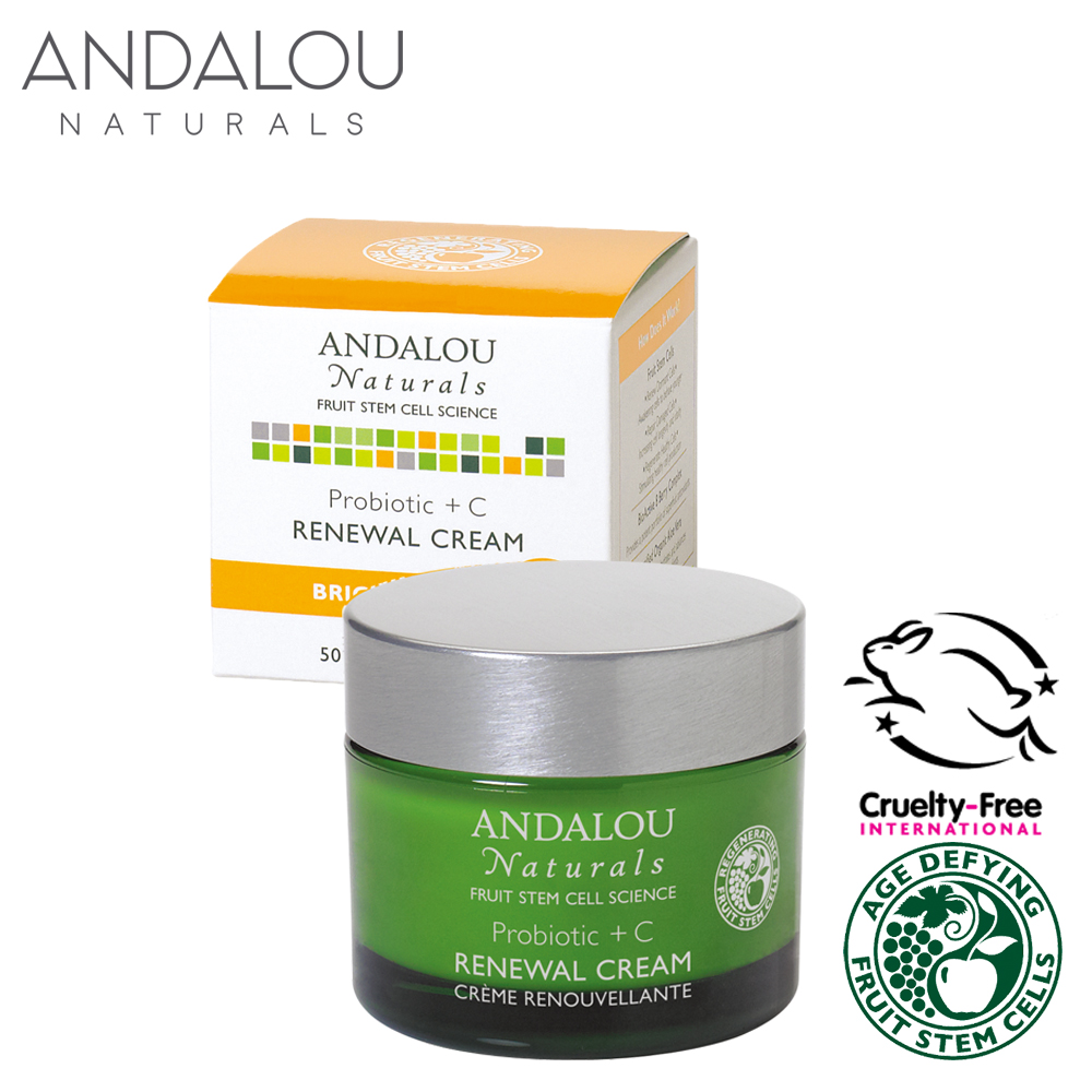 ANDALOU安德魯 青春露亮白活膚霜50ml(美國天然有機品牌)