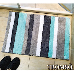 TROMSO凱薩頂級厚絨毛吸水大地墊-奢華藍綠