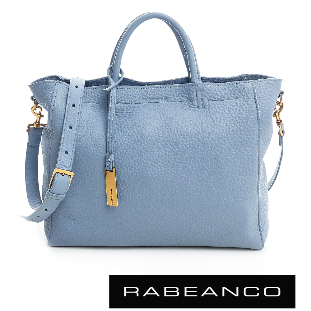 RABEANCO 迷時尚系列優雅兩用小手提包(大) 水藍