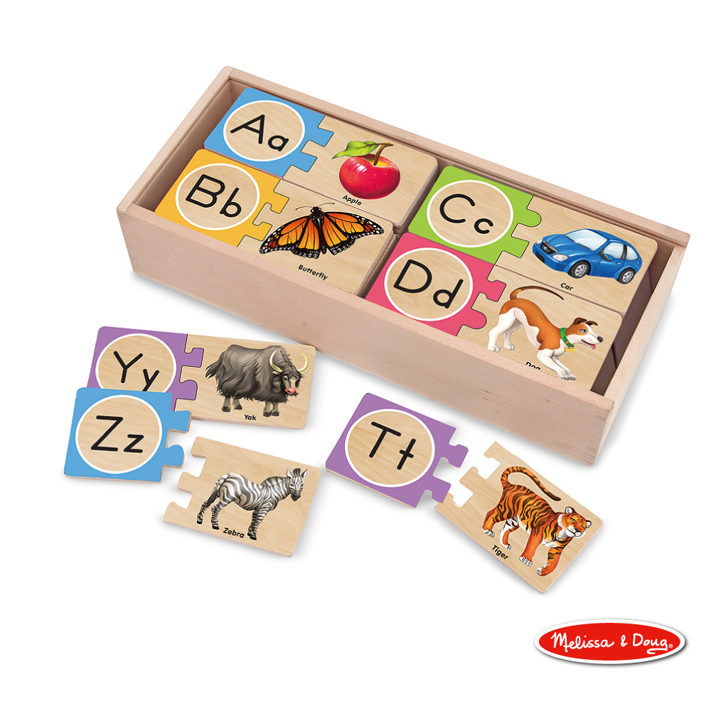 美國瑪莉莎 Melissa & Doug 益智 - 英文對照學習拼圖卡