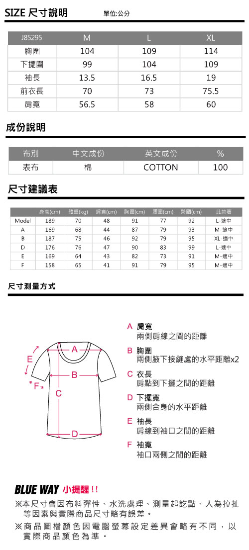 地藏小王 BLUE WAY 潮流雙肩印花口袋短TEE-黑