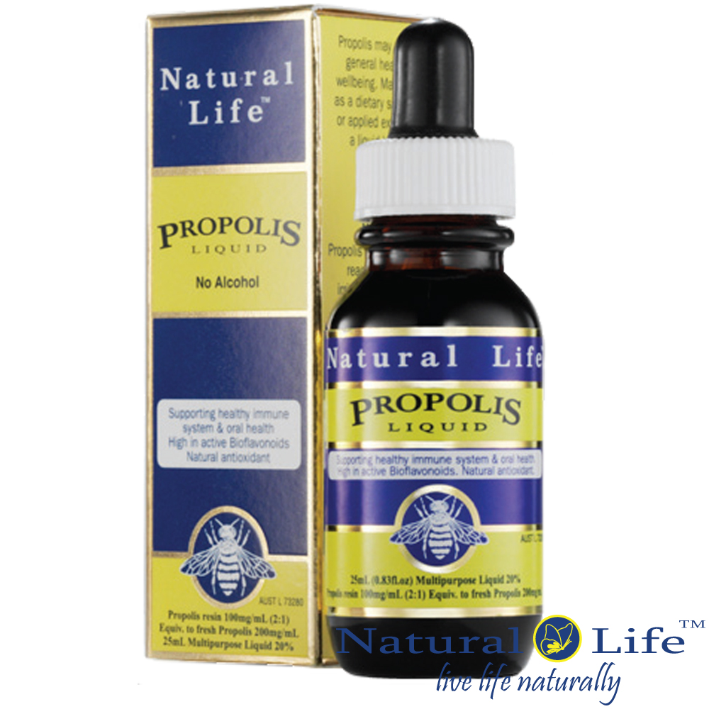 澳洲Natural Life無酒精20%蜂膠液(25ml)