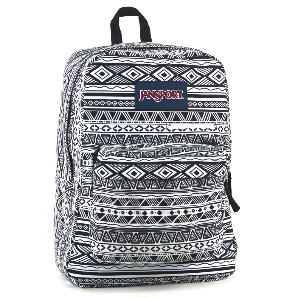 JanSport DIGITAL背包(DIGBREAK)-黑白圖騰