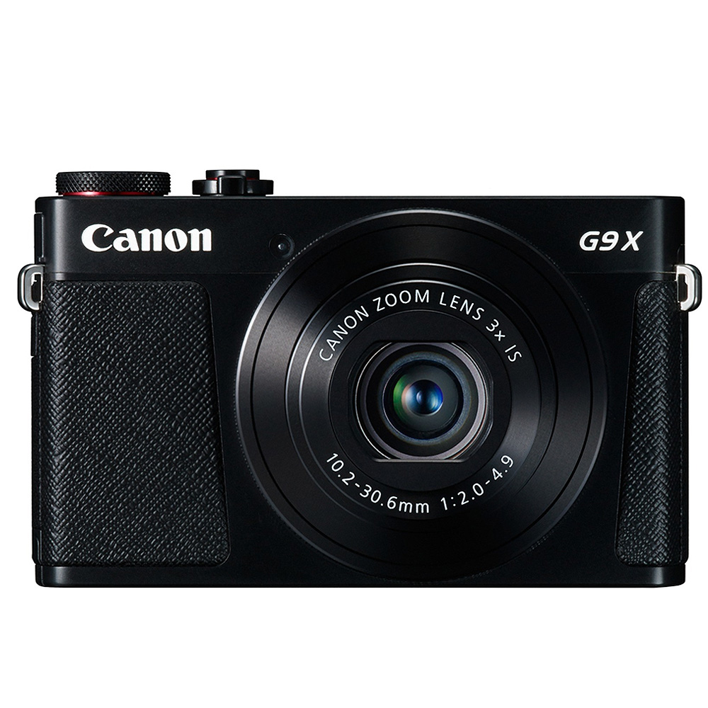 【超值組】Canon PowerShot G9X 復古式類單眼相機(公司貨)-黑色