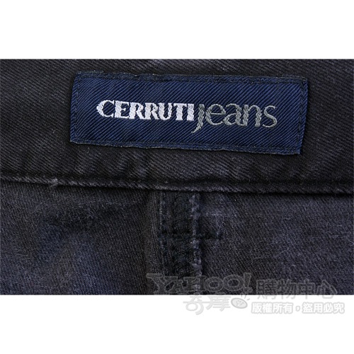 CERRUTI 1881 黑色刷白牛仔褲