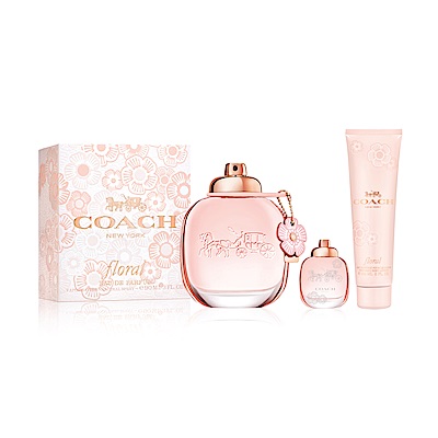 COACH 芙洛麗淡香精90ml(贈送身體乳150ml+小香乙瓶)