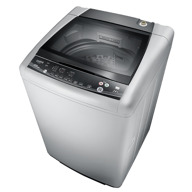 SAMPO聲寶 14KG 變頻直立式洗衣機 ES-HD14B(G3) 雲灰
