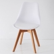 創樂家居 原創舒適皮革椅墊造型辦公椅-白色-DIY product thumbnail 1