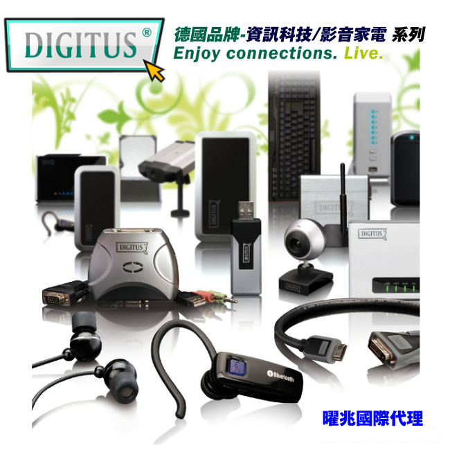 曜兆DIGITUS HDMI 1.4a圓線3公尺typeA-2入裝