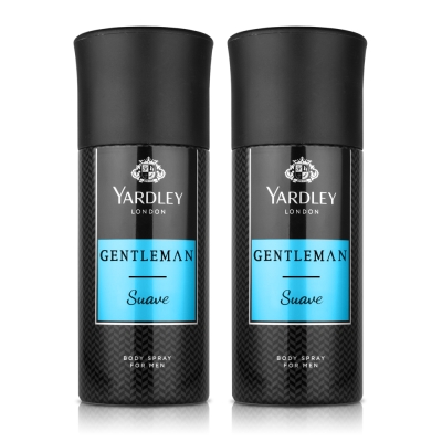 YARDLEY雅麗 柔香男性身體噴霧150MLX2入