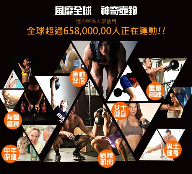 KettleBell重力20公斤壺鈴