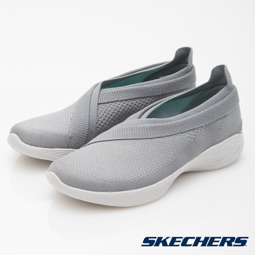 SKECHERS (女) 健走系列 YOU - 14955GRY